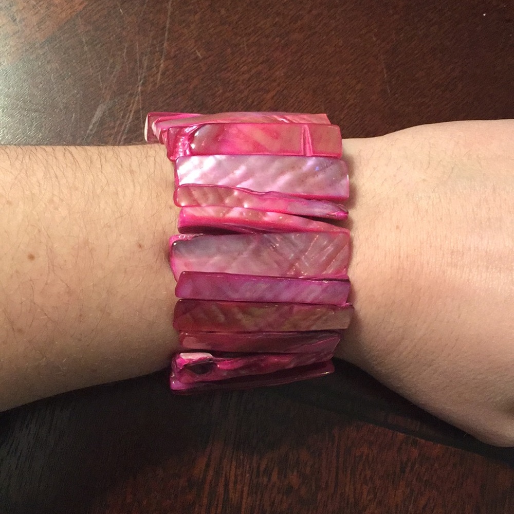 Seashell stretch cuff